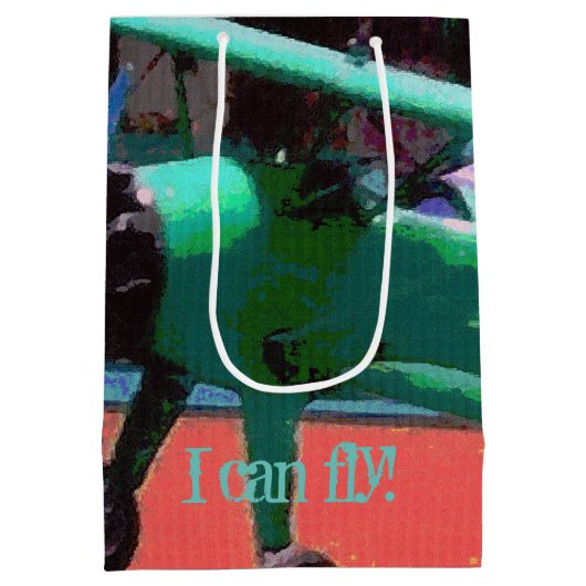 Kleurig modelvlak medium cadeauzakje (Achterkant)