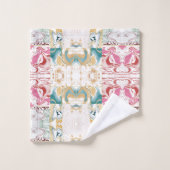 Kleurig modern marmerpatroon bad handdoek (Wasdoekje)