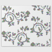 Kleurig mozaïekbloemig papier voor verpakkingsdoel (Vlak)