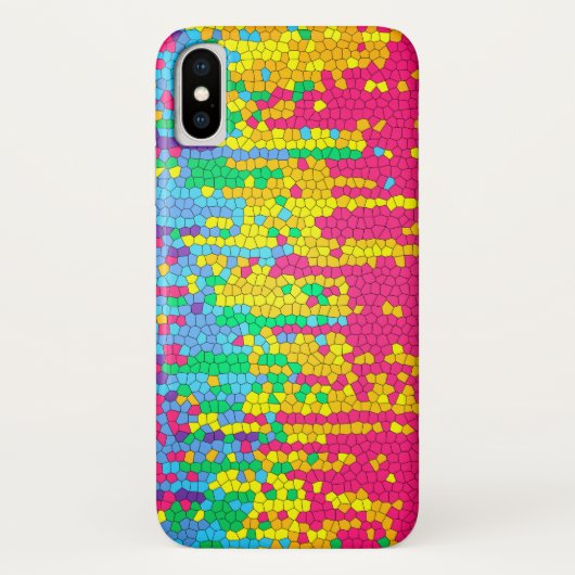 Kleurig mozaïekpatroon Case-Mate iPhone case (Achterkant)