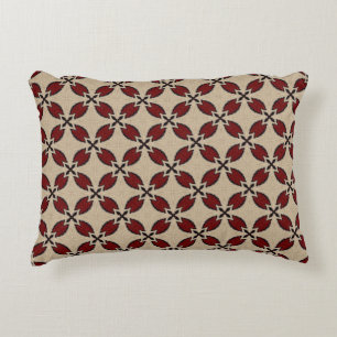 Kleurig naadloos abstract geometrisch tegel patroo accent kussen