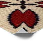 Kleurig naadloos abstract geometrisch tegel patroo poster (Hoek)