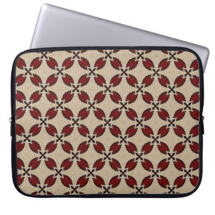 Kleurig naadloos abstract geometrisch tegelpatroon laptop sleeve