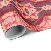 Kleurig naadloos borduurpatroon. Regenboogikat Cadeaupapier (Rol Hoek)