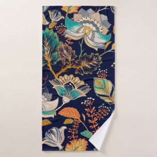 Kleurig naadloos patroon. Florale achtergrond. str Badhanddoek