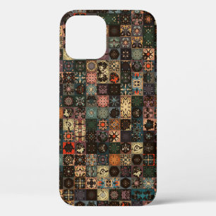 Kleurig naadloos patroon met florale en Case-Mate iPhone case