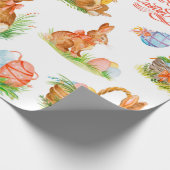 Kleurig naadloos patroon met lenseasterkegel cadeaupapier (Hoek)