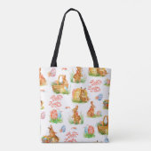 Kleurig naadloos patroon met lenseasterkegel tote bag (Achterkant)