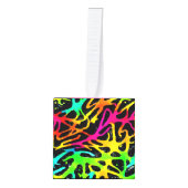 Kleurig neonspleetverfontwerp decoratie (Voorkant)