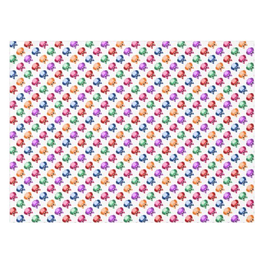  kleurig oliepatroon tafelkleed (Voorkant (Horizontaal))