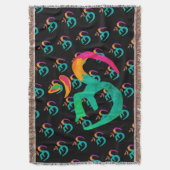 Kleurig OM-teken Deken (Voorkant Verticaal)