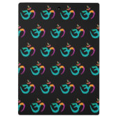 Kleurig OM-teken Klembord (Achterkant)