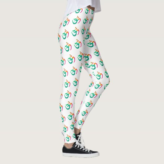 Kleurig OM-teken Leggings (Rechts)