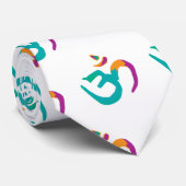 Kleurig OM-teken Stropdas (Opgerold)