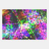 Kleurig omslagpapier met mozaïekpatroon 2 inpakpapier vel (Voorkant)