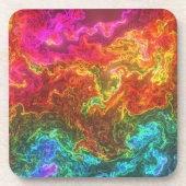 Kleurig ontwerp bier onderzetter (Voorkant)