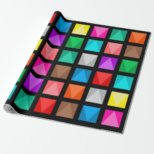 Kleurig ontwerp cadeaupapier