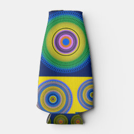 Kleurig ontwerp flesjeskoeler