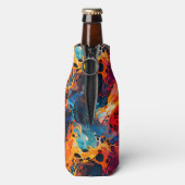 Kleurig ontwerp flesjeskoeler (Fles Achterkant)