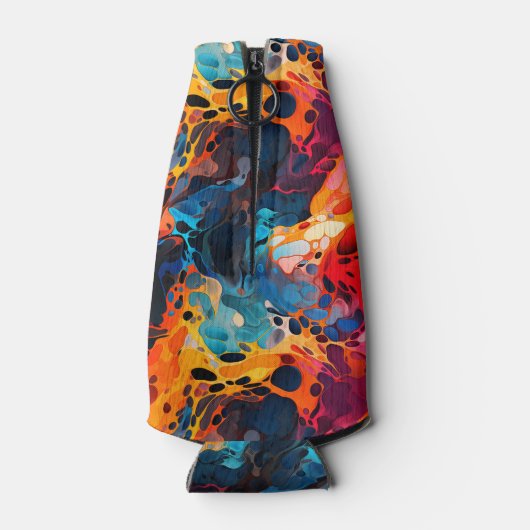 Kleurig ontwerp flesjeskoeler (Achterkant)