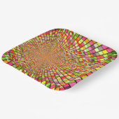 Kleurig ontwerp papieren bordje (Gebogen)