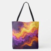 Kleurig ontwerp tote bag (Achterkant)