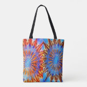 Kleurig ontwerp tote bag (Achterkant)