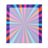 Kleurig ontwerp van het draaiende wiel voor het ba notitieblok (Voorkant)