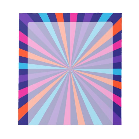 Kleurig ontwerp van het draaiende wiel voor het ba notitieblok (Voorkant)