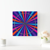 Kleurig ontwerp van het draaiende wiel voor het ba vierkante klok (Huis)