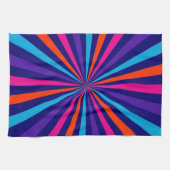 Kleurig ontwerp van het draaiende wiel voor Sun Bu Theedoek (Horizontaal)