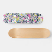 Kleurig ontwerp van schilderspier | persoonlijk skateboard (Horizontaal)