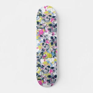 Kleurig ontwerp van schilderspier persoonlijk skateboard