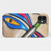 Kleurig ontwerp voor de lievlieg Case-Mate iPhone case (Achterkant (horizontaal))