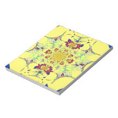 Kleurig ontwerp voor helderlicht notitieblok (Linkerzijde)