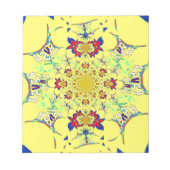 Kleurig ontwerp voor helderlicht notitieblok (Voorkant)