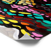 Kleurig ontwerp voor het schilderen van leeuw poster (Hoek)