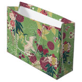 Kleurig oosterzijdepatroon groot cadeauzakje (Voorkant Gekanteld)