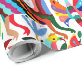 Kleurig Otomi-afdrukpapier Cadeaupapier (Rol Hoek)