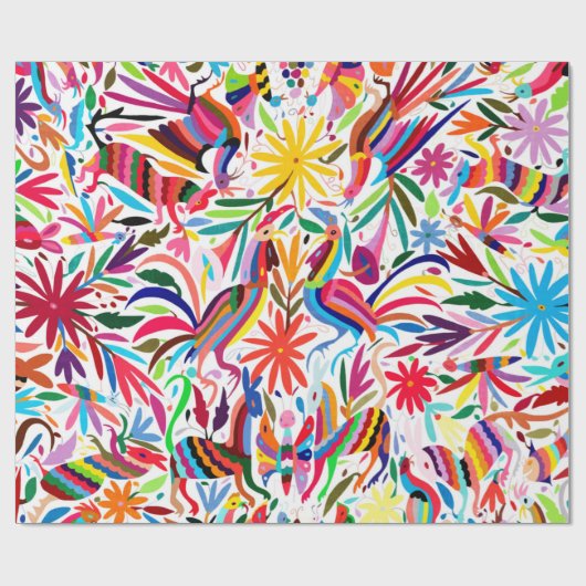 Kleurig Otomi-afdrukpapier Cadeaupapier (Vlak)