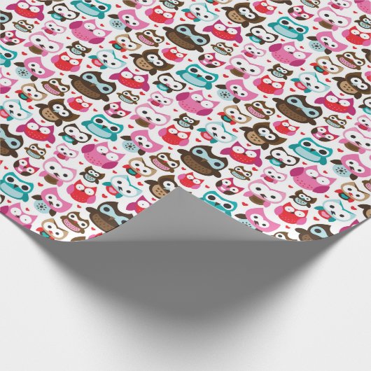 kleurig ovenpatroon cadeaupapier (Hoek)