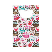 kleurig ovenpatroon creditkaart flessenopener (Voorkant)