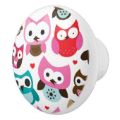 kleurig ovenpatroon keramische knop (Rechts)