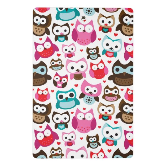 kleurig ovenpatroon mini klembord (Achterkant)