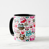 kleurig ovenpatroon mok (Voorkant links)