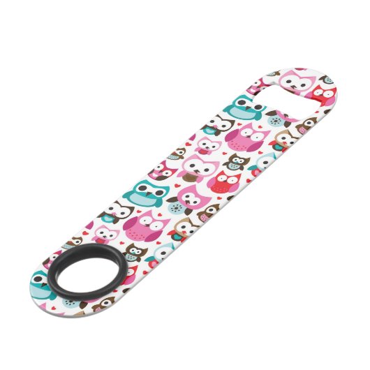 kleurig ovenpatroon speed flessenopener (Achterkant Gekanteld)