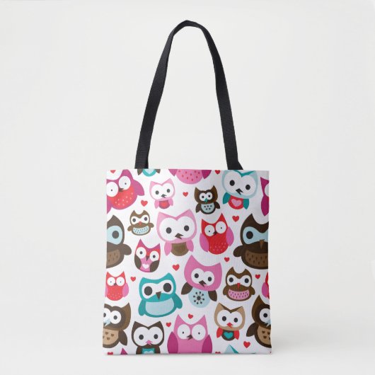 kleurig ovenpatroon tote bag (Voorkant)