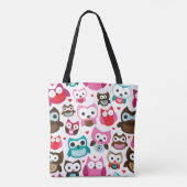 kleurig ovenpatroon tote bag (Achterkant)