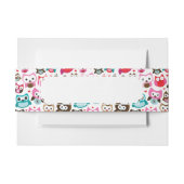 kleurig ovenpatroon uitnodigingen wikkel (Voorkant Voorbeeld)