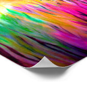 Kleurig paardenschilderij poster (Hoek)